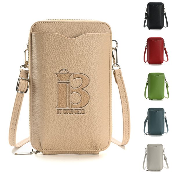 Pu Small Mobile Phone Crossbody Bag with Card Slots