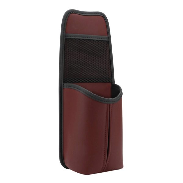 PU Leather Car Side Hanging Tissue Bag