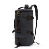Retro canvas backpack