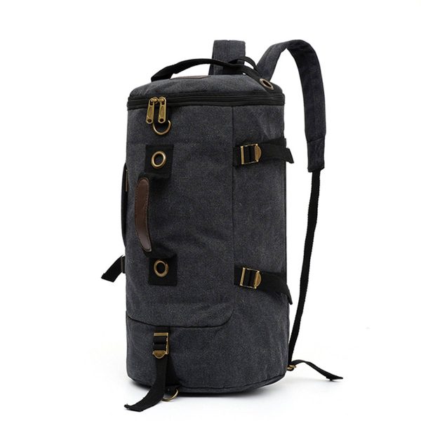 Retro canvas backpack