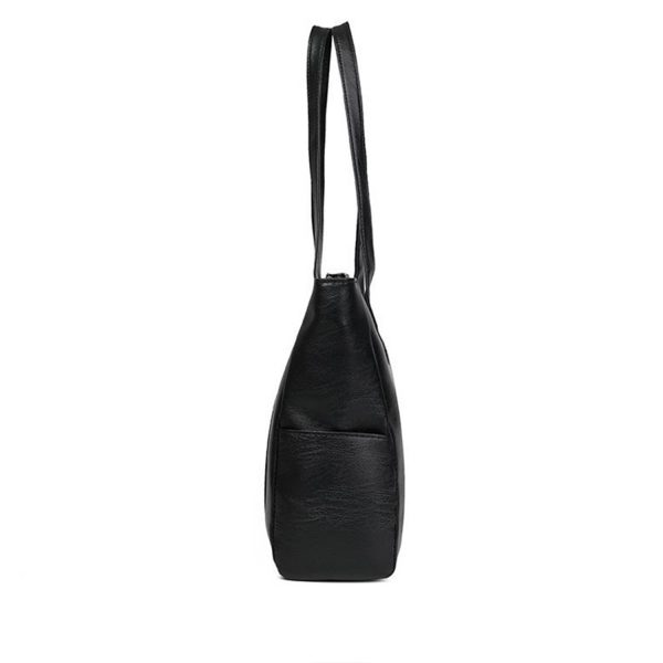 PU Leather Tote Shoulder Bag