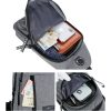 Small Water Resistan Crossbody Waist Bag With Earphone Hole