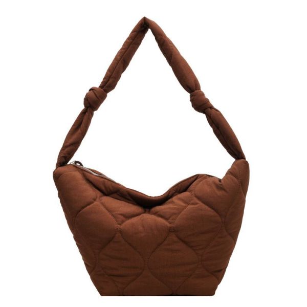 Stylish Embroidered Nylon Shoulder Bag