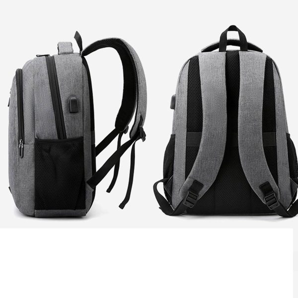 Nylon Laptop Backpack Bag With Charging Port