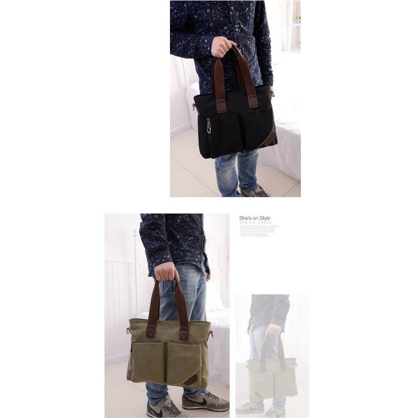 Women Satchel Shoulder Handbags with Multiple Pockets
