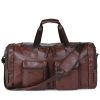 Pu Briefcase Men's Luggage Oversize Travel Duffel Bag