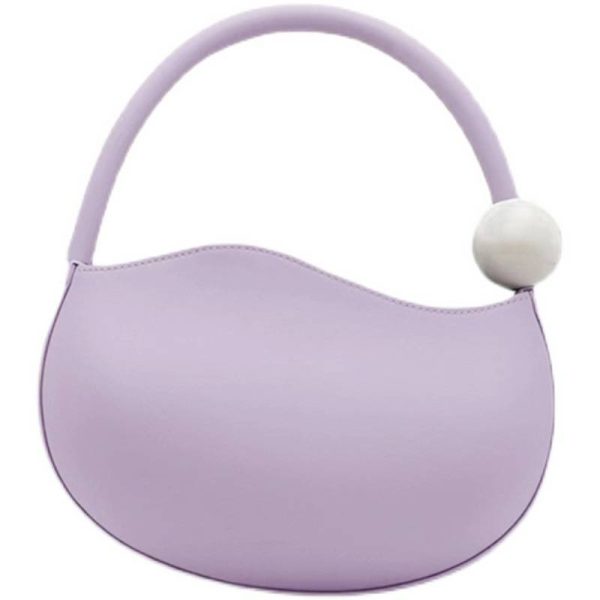 PU Leather Pea Shaped Handbag For Women