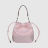 PU Leather Bucket Crossbody Bag