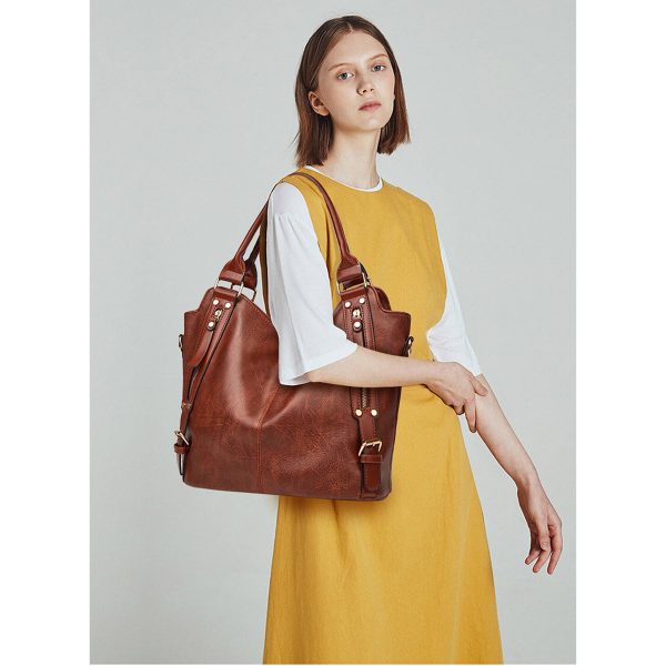 PU Shoulder Tote Bag for Women