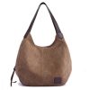 Canvas Women's Multi-pocket Tote Bag