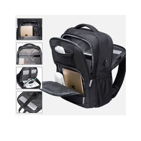 Computer Business Oxford Backpack with Usb Charging Port
