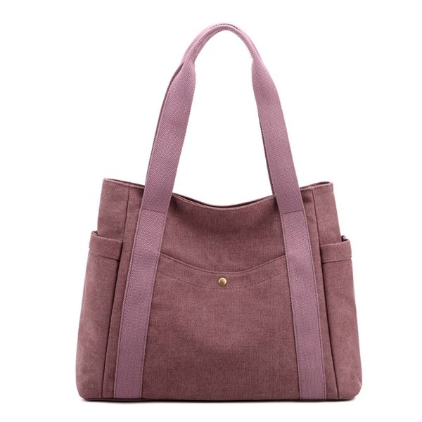 Canvas Multi-pocket Tote bags for women