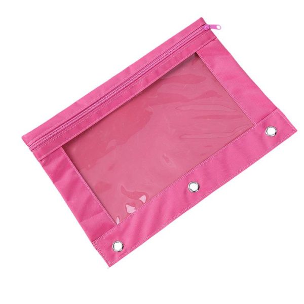 3-Ring Binder Pencil Pouch With Zipper