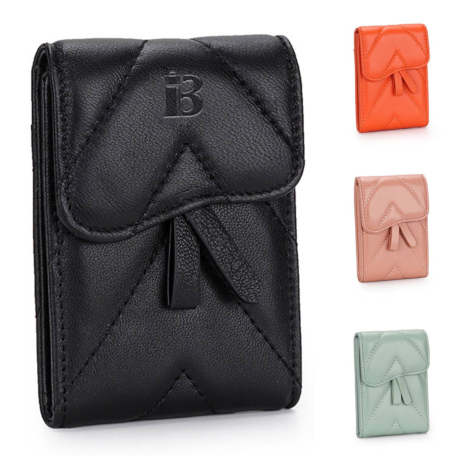 Genuine Leather Multi-card 2-in-1 driver's license wallet