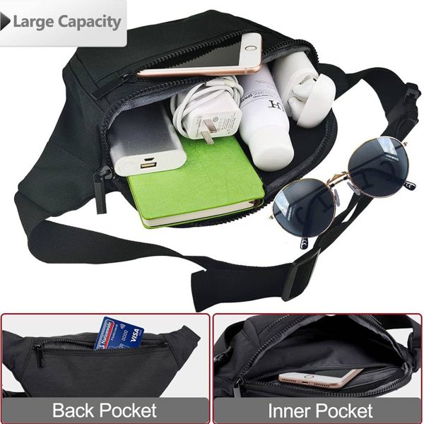 Polyester Crossbody Waist Bag
