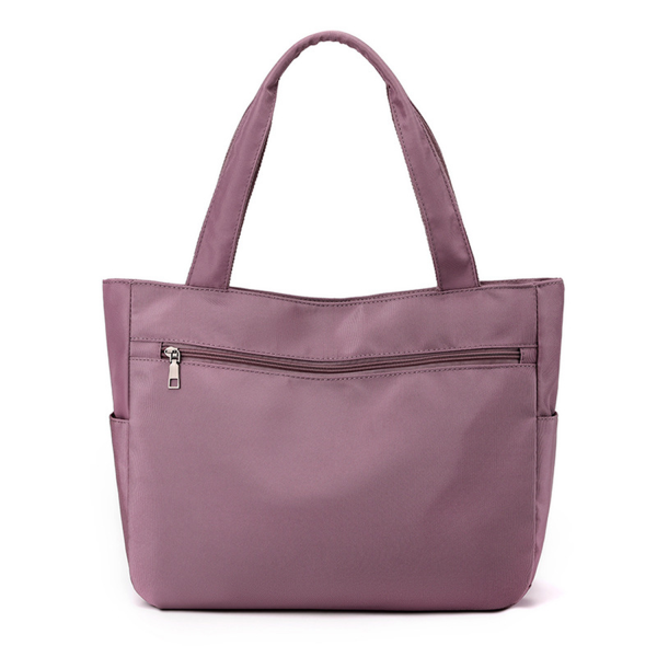Large capacity portable casual nylon tote bag