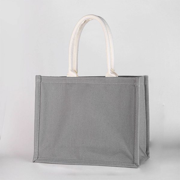 Canvas Sold Color Tote Bag