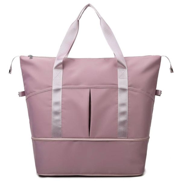 Nylon Dry Wet Separation Sports Foldable Duffel Bag