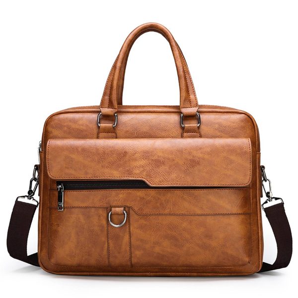 PU Men's Business Crossbody Bag