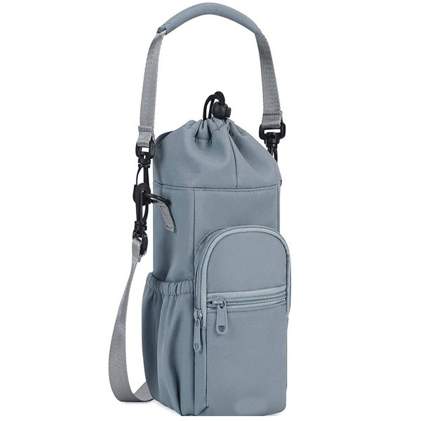 Canvas Portable water bottle insulation bag