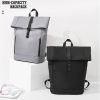 Business and leisure bag roll-top cover backpack