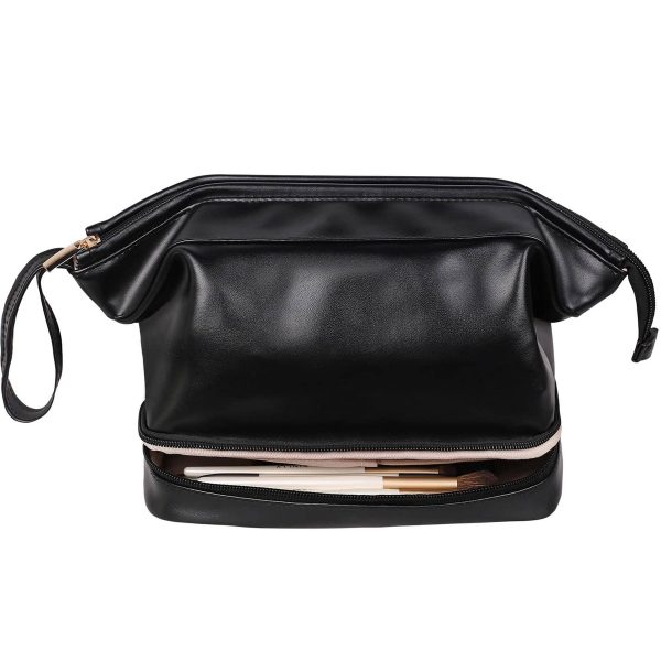 PU Leather Large Capacity Travel Cosmetic Bag for Women