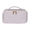Pu Leather Retro Portable Leopard Storage Cosmetic Bag