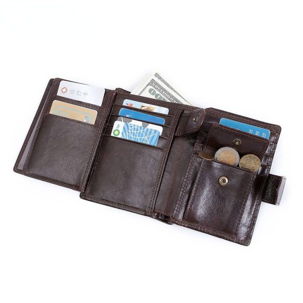 Genuine Leather RFID Wallet