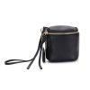 Genuine leather women's mini carrying coin bag