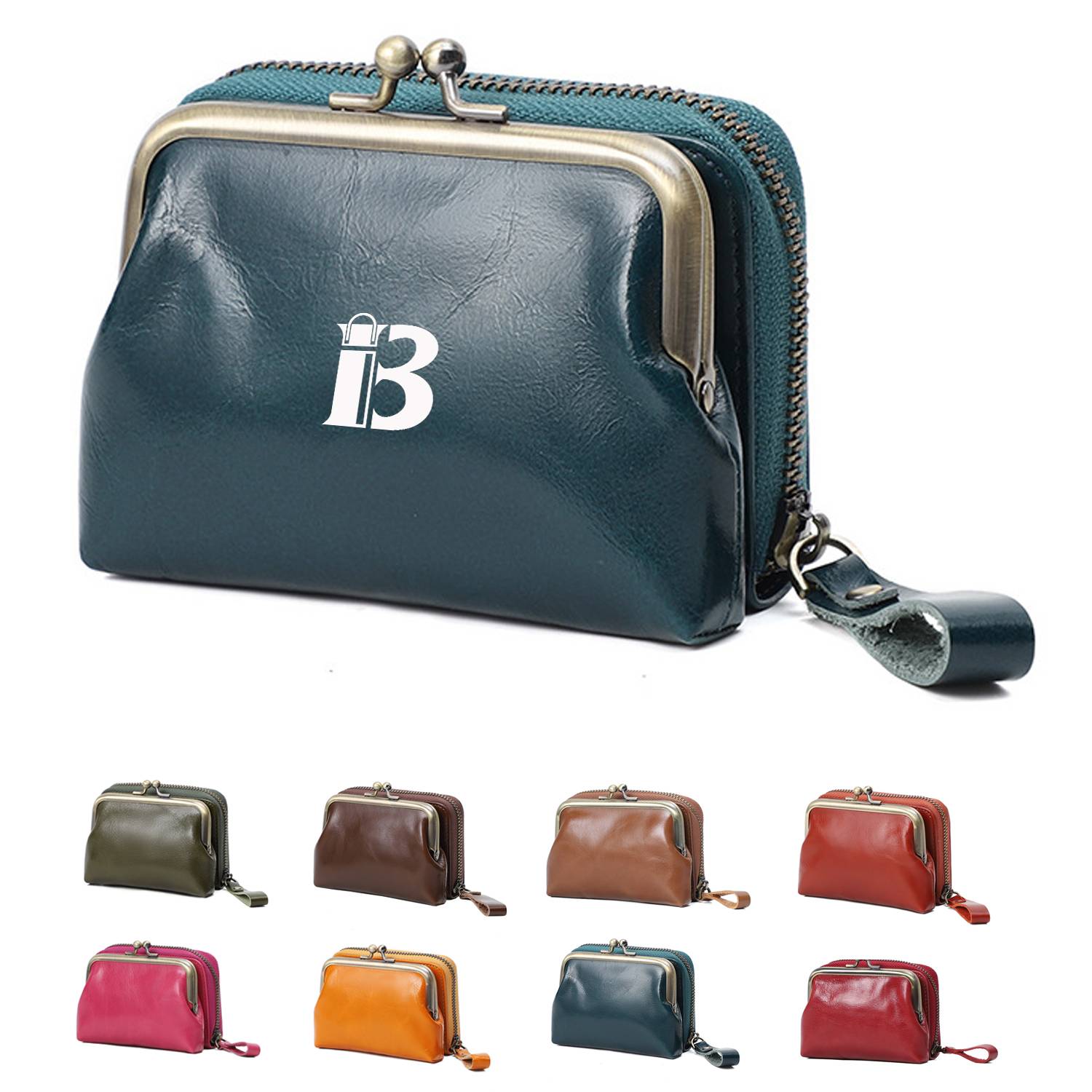 2 in1 PU Leather Card Holder with Blocking Case