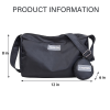 Nylon Crossbody One Shoulder Dumpling Bag