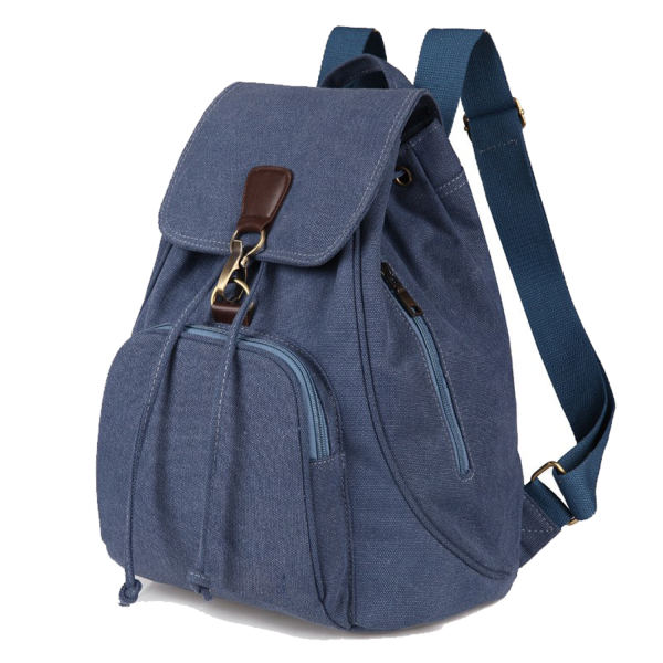 Anti-theft Canvas Backpacks Small Casual Daypack