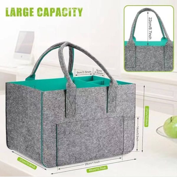 Foldable Felt Shopping Tote Bag