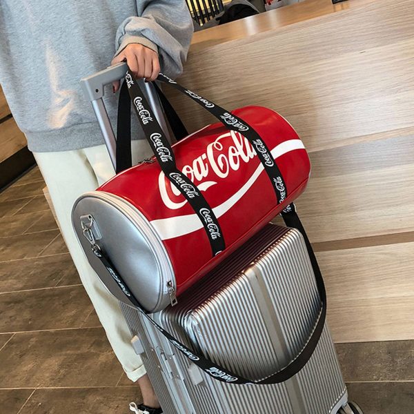 PU Leather Gym Duffel Bag