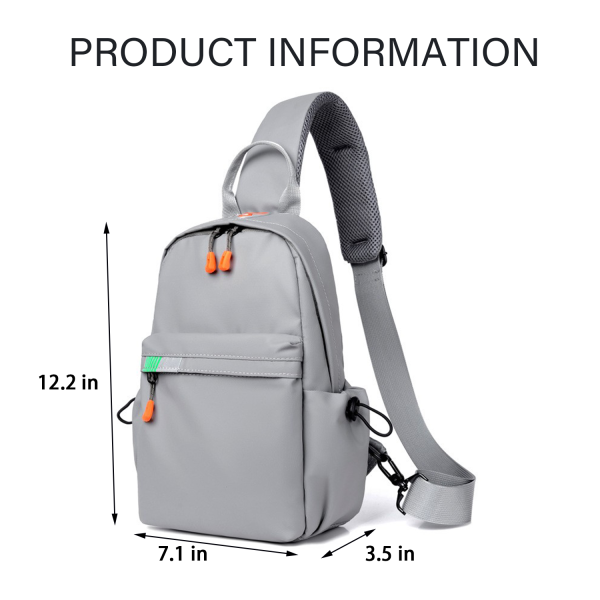 Reflective Multifunctional Crossbody Chest Bag
