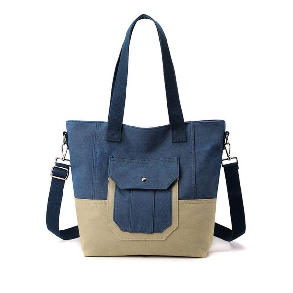 Vintage canvas tote Crossbody bag