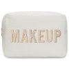Jute Simple waterproof travel toiletry bag