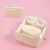 Makeup Bag, Pu Leather Waterproof Women Portable