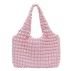 Canvas girl's cloud puff shoulder bag