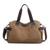 Big Canvas Tote top Handle bag for Travel