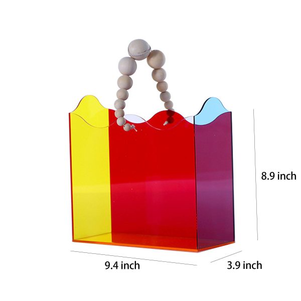 Colorful Acrylic Hand Held Gift Box