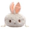 Cotton Cute plush bunny shoulder cross-body bag
