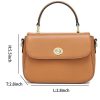 Women's Genuine Leather Top Handle Crossbody Purse