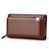 PU Leather Men's Handheld Purse
