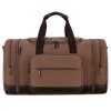 Canvas Shoe Compartment Travel Tote Duffel Bag