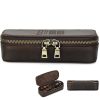 Genuine Leather Jewelry Box Organizer Make-up bag Women