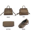 Genuine Leather Fashionable Large Crossbody Tote Bag
