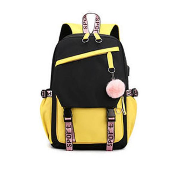 Nylon Backpack Student’s Schoolbag