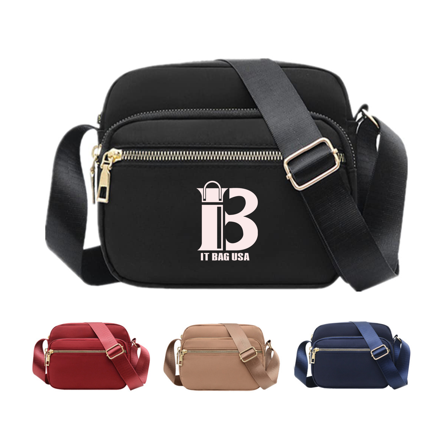 Nylon Crossbody Bags for Women Purses