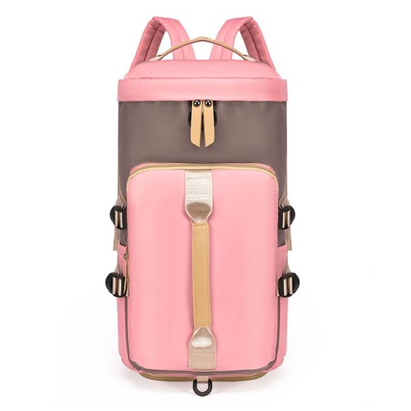 Sports Duffle Backpack with Shoe Compartment for Women